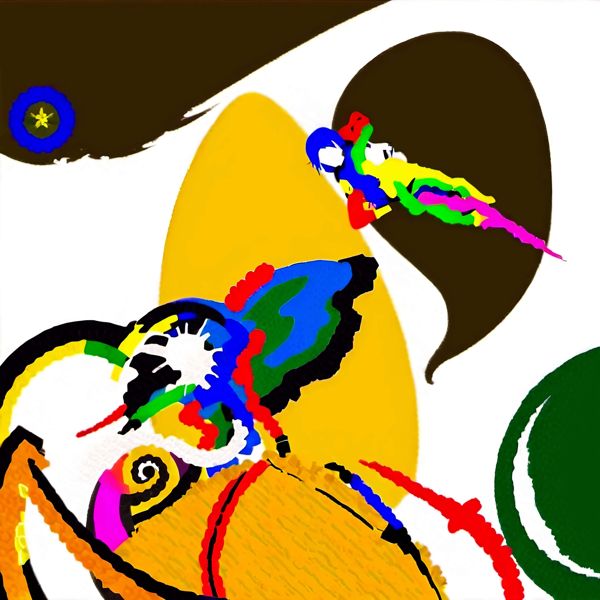 AIアートポスター 市松模様に影響されないアノニマスによる … オリジナルアート作品 アートポスター アートプリント インテリア