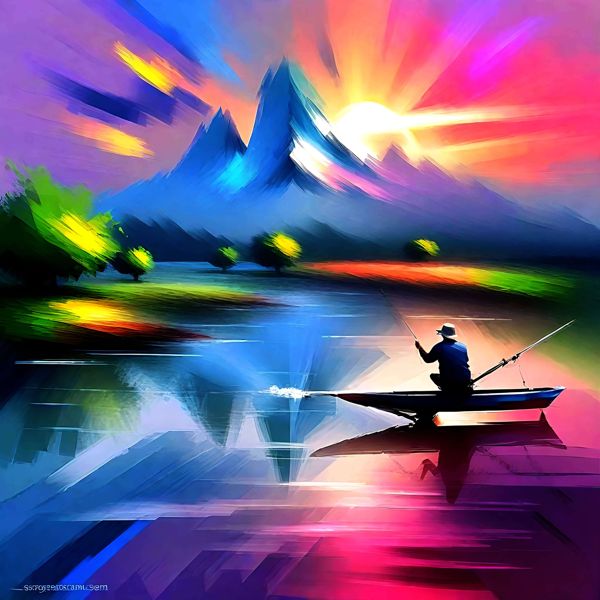 AIアートポスター クリムトに影響されない印象主義風… オリジナルアート作品 アートポスター アートプリント 壁掛けアート ウォールアート インテリア デジタルアート 現代アート