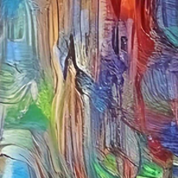 AIアートポスター カナブストラクド「ベーコン的弓なき超現実」 Kanabstracd オリジナルアート作品 アートポスター アートプリント 壁掛けアート ウォールアート インテリア デジタルアート 現代アート