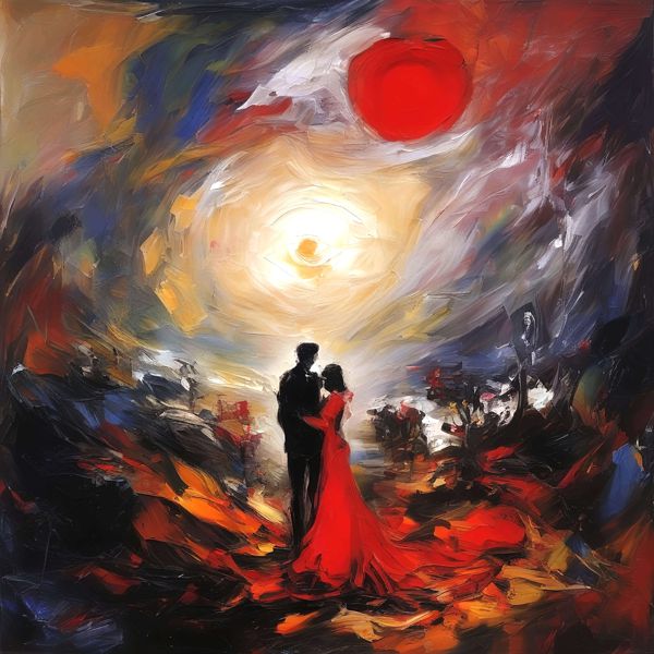 AIアートポスター カナブストラクド「超現浪漫主義」 Kanabstracd オリジナルアート作品 アートポスター アートプリント 壁掛けアート ウォールアート インテリア デジタルアート 現代アート