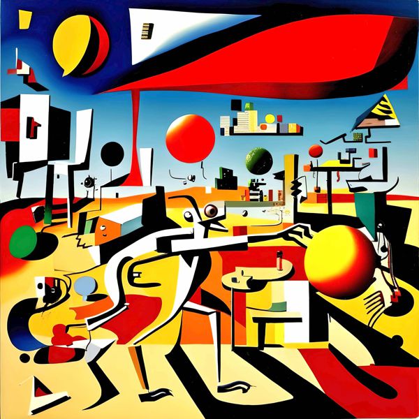 AIアートポスター カナブストラクド「Surrealisや弓なきモダンと超現実」 Kanabstracd オリジナルアー..