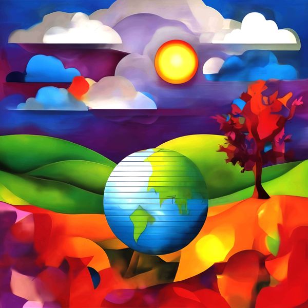 AIアートポスター カナブストラクド「マグリット的弓なき…」 Kanabstracd オリジナルアート作品 アート..