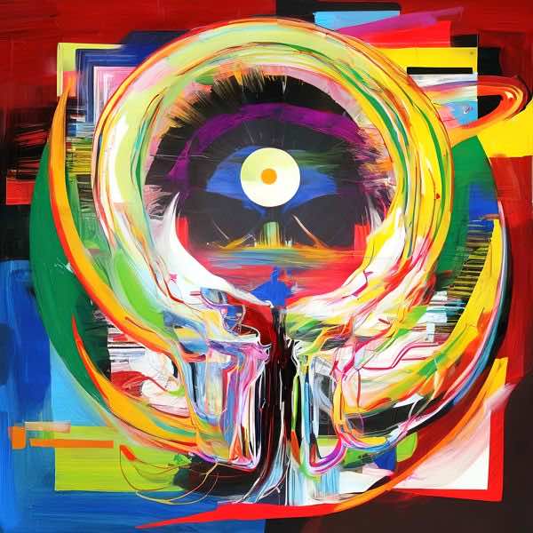 AIアートポスター カナブストラクド「エッシャー的市松模様なき±超現実」 Kanabstracd オリジナルアー..