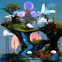 AIアートポスター によるに影響されたカナブストラクドと否認されたクリムトとによる… オリジナルアート作品 アートポスター アートプリント インテリア
