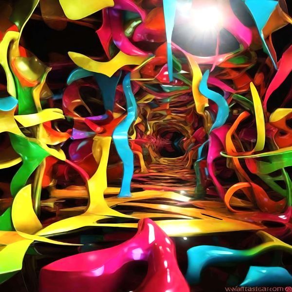 AIアートポスター カナブストラクド「一様なグレーなき3Dと超現実」 Kanabstracd オリジナルアート作品 アートポスター アートプリント 壁掛けアート ウォールアート インテリア デジタルアート 現代アート