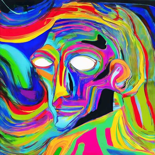 AIアートポスター カナブストラクド「Clint 的矢なき±超現実」 Kanabstracd オリジナルアート作品 アー..