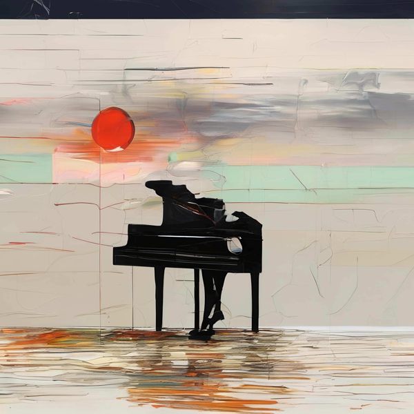 AIアートポスター シュールリアルに影響され立体螺旋の影響を排したカナブストラクドとゲルハルト・リヒターの共作風… オリジナルアート作品 アートポスター アートプリント インテリア