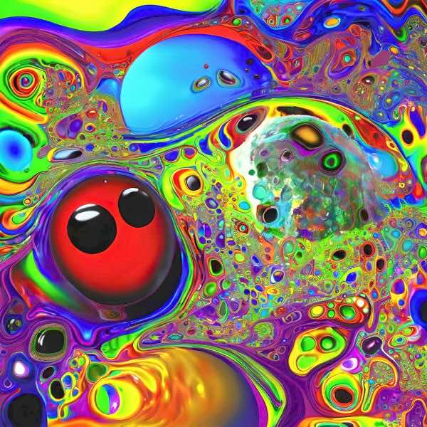 AIアートポスター カナブストラクド「矢なき±超現実」 Kanabstracd オリジナルアート作品 アートポスター アートプリント 壁掛けアート..