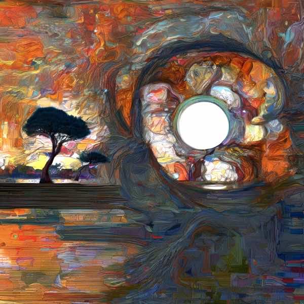 AIアートポスター カナブストラクド「Af Glint 的矢なき±超現実」 Kanabstracd オリジナルアート作品 ..