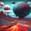 AIアートポスター 弓_矢に影響されないカナブストラクドによる … オリジナルアート作品 アートポスター アートプリント インテリア