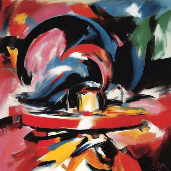 AIアートポスター 不条理リアリズムに影響され網の影響を排したカナブストラクドと否認されたフランシス・ベーコンの共作風… オリジナルアート作品 アートポスター アートプリント インテリア