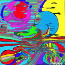 AIアートポスター カナブストラクド「フサール的弓なき±超現実」 Kanabstracd オリジナルアート作品 アートポスター アートプリント 壁掛けアート ウォールアート インテリア デジタルアート 現代アート|詳細画像