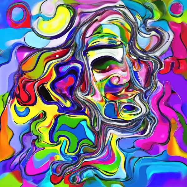 AIアートポスター カナブストラクド「Clint 的矢なき±超現実」 Kanabstracd オリジナルアート作品 アートポスター アートプリント 壁掛けアート ウォールアート インテリア デジタルアート 現代アート