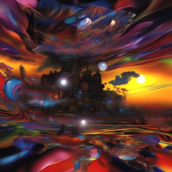 Rakuten - AIアートポスター カナブストラクド「ウォーホル的単純なき超現実」 Kanabstracd オリジナルアート作品 アートポスター アートプリント 壁掛けアート ウォールアート インテリア デジタルアート 現代アート