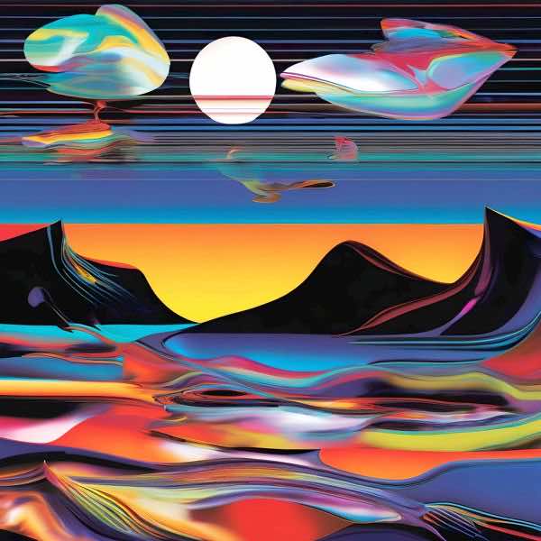 AIアートポスター カナブストラクド「アフ・クリント的螺旋なき±超現実」 Kanabstracd オリジナルアー..