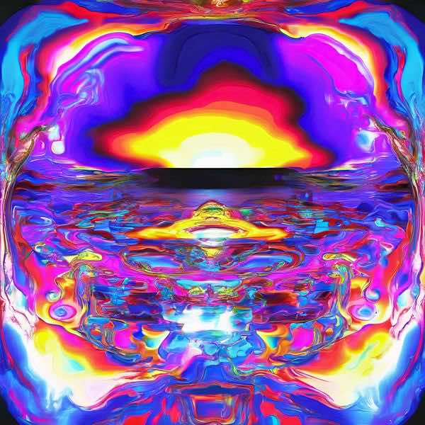 AIアートポスター カナブストラクド「Af Flint 的矢なき±超現実」 Kanabstracd オリジナルアート作品 アートポスター アートプリント 壁掛けアート ウォールアート インテリア デジタルアート 現代アート