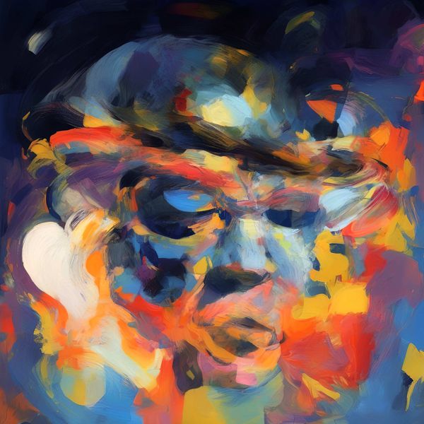 AIアートポスター カナブストラクド「ベーコン的有刺なき…」 Kanabstracd オリジナルアート作品 アートポスター アートプリント 壁掛けアート ウォールアート インテリア デジタルアート 現代アート