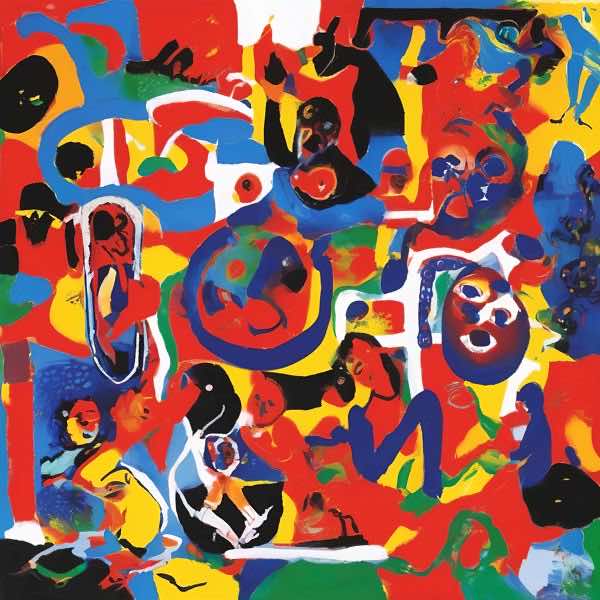 AIアートポスター カナブストラクド「アボリジニ・リヒター的木目なき…」 Kanabstracd オリジナルアー..