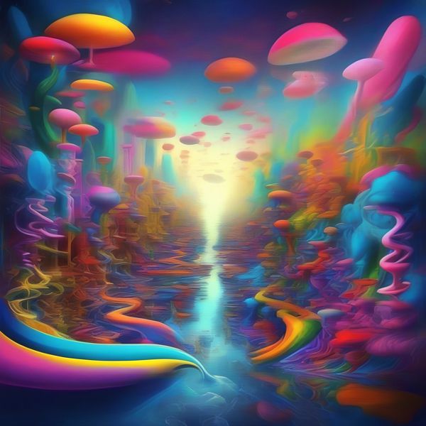 乐天商城 - AIアートポスター カナブストラクド「Af Clint East 的超現実」 Kanabstracd オリジナルアート作品 アートポスター アートプリント 壁掛けアート ウォールアート インテリア デジタルアート 現代アート