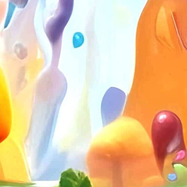 AIアートポスター カナブストラクド「パイカッソン・非写楽的免疫」 Kanabstracd オリジナルアート作品 アートポスター アートプリント 壁掛けアート ウォールアート インテリア デジタルアート 現代アート