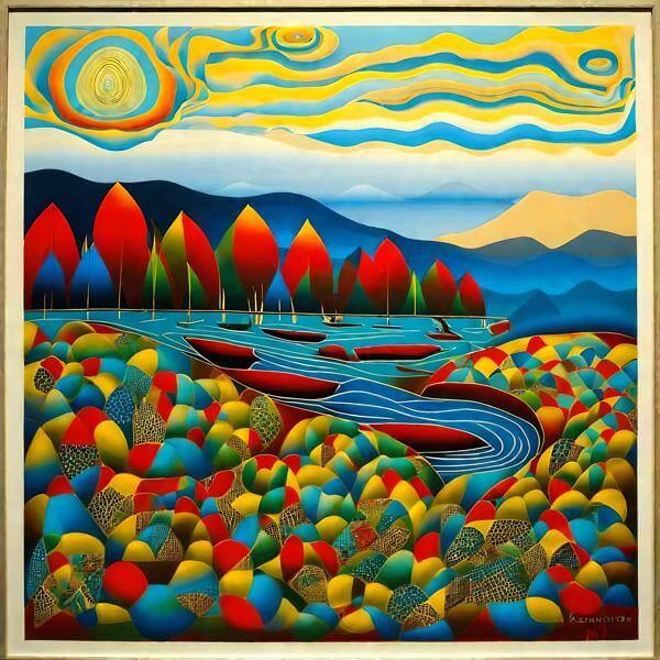 AIアートポスター カナ「アニメなき…」 Yasusi Kanada オリジナルアート作品 アートポスター アートプリント 壁掛けアート ウォールアート インテリア デジタルアート 現代アート