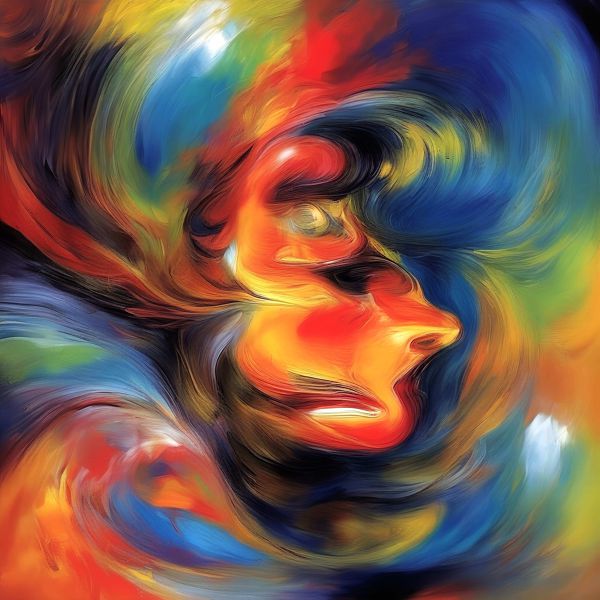 AIアートポスター カナブストラクド「リヒター的弓なき超現実」 Kanabstracd オリジナルアート作品 アートポスター アートプリント 壁掛けアート ウォールアート インテリア デジタルアート 現代アート