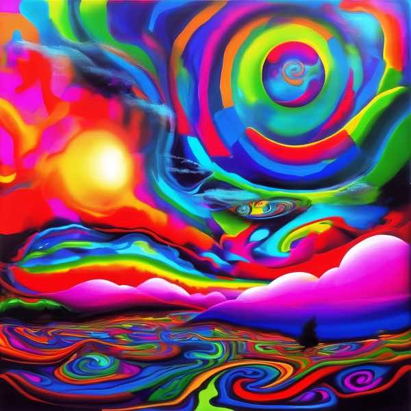 AIアートポスター カナブストラクド「abserdや弓なき超現実」 Kanabstracd オリジナルアート作品 アートポスター アートプリント 壁掛けアート ウォールアート インテリア デジタルアート 現代アート