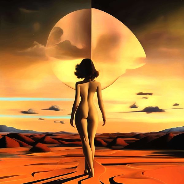 AIアートポスター カナブストラクド「K.シノヤマ的超現実」 Kanabstracd オリジナルアート作品 アートポスター アートプリント 壁掛けアート ウォールアート インテリア デジタルアート 現代アート