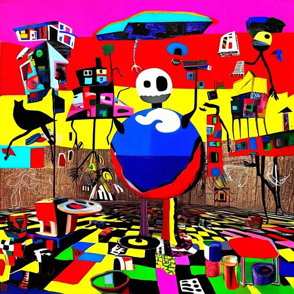 AIアートポスター カナブストラクド「ウェーブレットなき超現実」 Kanabstracd オリジナルアート作品 ..