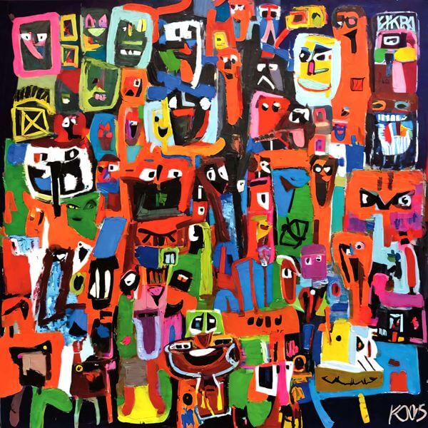 AIアートポスター カナブストラクド「ウェーブレットなき…」 Kanabstracd オリジナルアート作品 アート..