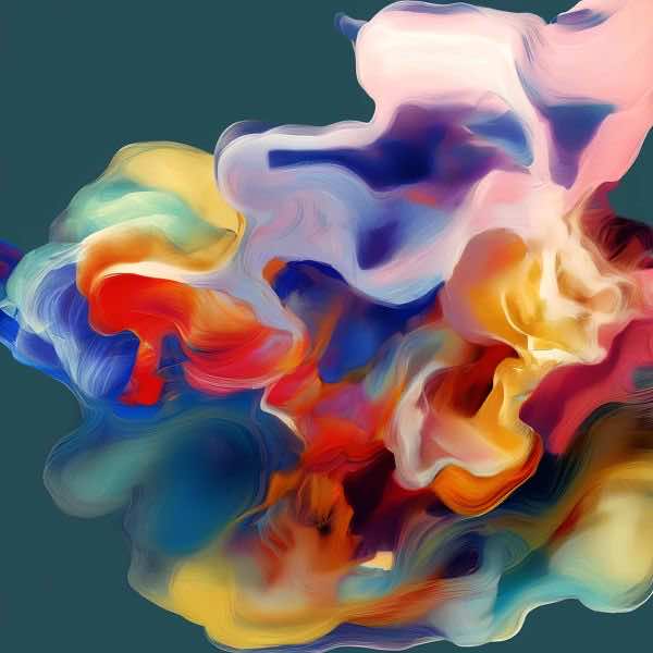 AIアートポスター カナブストラクド「矢なき±超現実と±雲」 Kanabstracd オリジナルアート作品 アート..