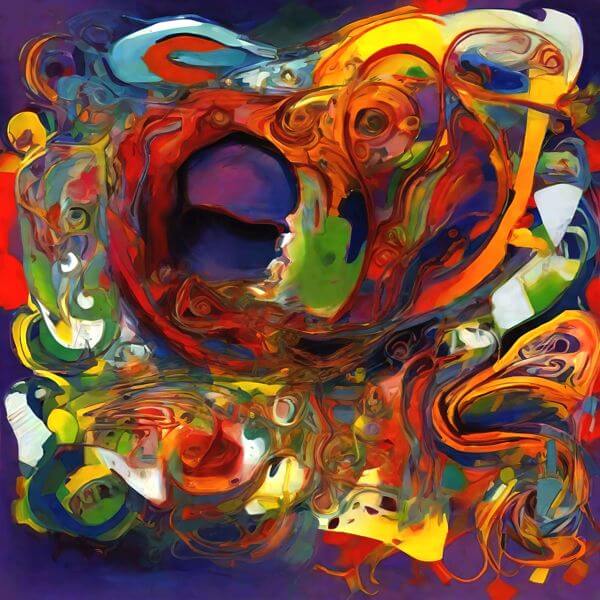 AIアートポスター カナブストラクド「白黒キルトなき…」 Kanabstracd オリジナルアート作品 アートポス..