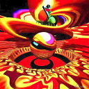 AIアートポスター 一様なグレーに影響されないカナブストラクドによる 「3D」 オリジナルアート作品 アートポスター アートプリント インテリア