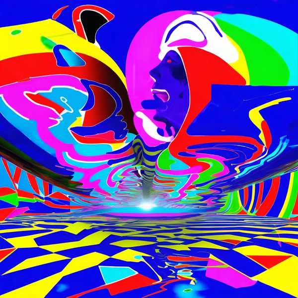 AIアートポスター カナブストラクド「杉木目なき超現実」 Kanabstracd オリジナルアート作品 アートポスター アートプリント 壁掛けアート ウォールアート インテリア デジタルアート 現代アート