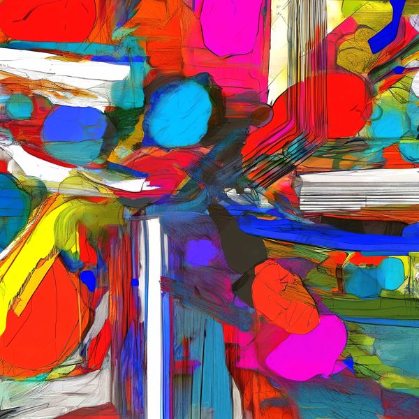 Rakuten - AIアートポスター カナブストラクド「Clint East 的市松模様なき±超現実」 Kanabstracd オリジナルアート作品 アートポスター アートプリント 壁掛けアート ウォールアート インテリア デジタルアート 現代アート