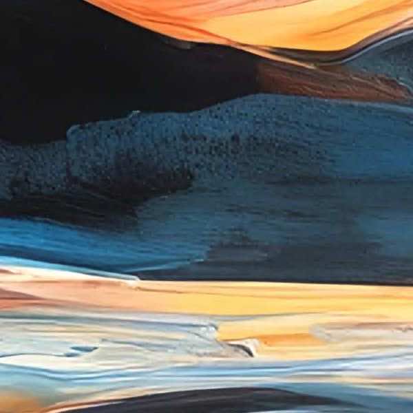 AIアートポスター カナブストラクド「オキーフ的結び目なき超現実」 Kanabstracd オリジナルアート作品 アートポスター アートプリント 壁掛けアート ウォールアート インテリア デジタルアート 現代アート