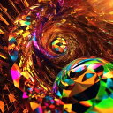 AIアートポスター 一様なグレーに影響されないカナブストラクドによる「vfx」 オリジナルアート作品 アートポスター アートプリント インテリア