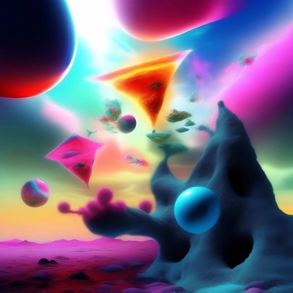 乐天商城 - AIアートポスター カナブストラクド「Af Clint East 的木目なき超現実」 Kanabstracd オリジナルアート作品 アートポスター アートプリント 壁掛けアート ウォールアート インテリア デジタルアート 現代アート