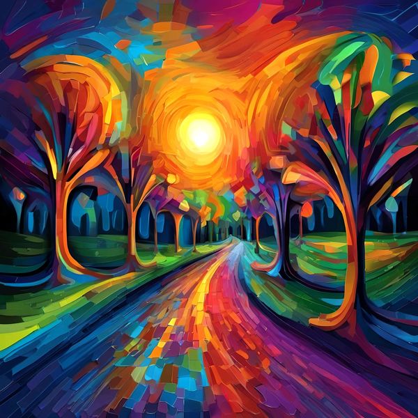 AIアートポスター カナブストラクド「スーラ・非歌麿的…」 Kanabstracd オリジナルアート作品 アートポ..