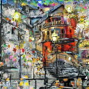 AIアートポスター 「夕暮れ」 オリジナルアート作品 アートポスター アートプリント インテリア