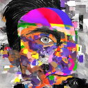 AIアートポスター カナブストラクド「ベーコン的弓なき…」 Kanabstracd オリジナルアート作品 アートポスター アートプリント 壁掛けアート ウォールアート インテリア デジタルアート 現代アート|詳細画像