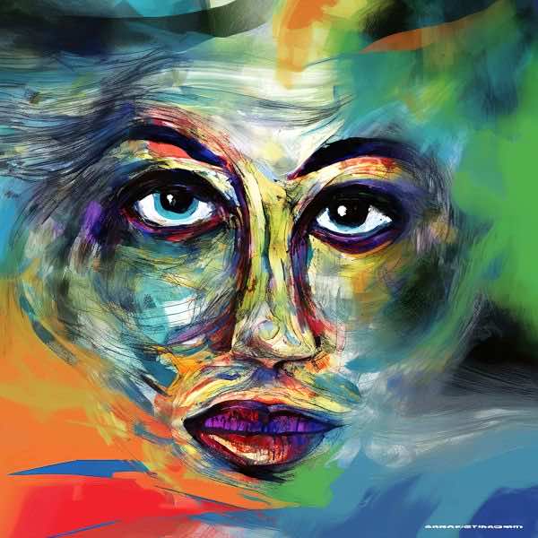 AIアートポスター カナブストラクド「Afklimt 的弓なき±超現実」 Kanabstracd オリジナルアート作品 ア..