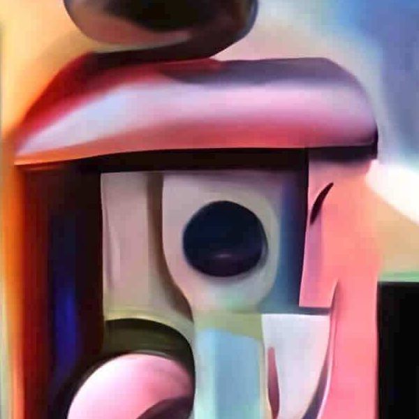 デイシン プライムのAIアートポスター カナブストラクド「大地なき超現実」 Kanabstracd オリジナルアート作品 アートポスター アートプリント 壁掛けアート ウォールアート インテリア デジタルアート 現代アート｜アングル2