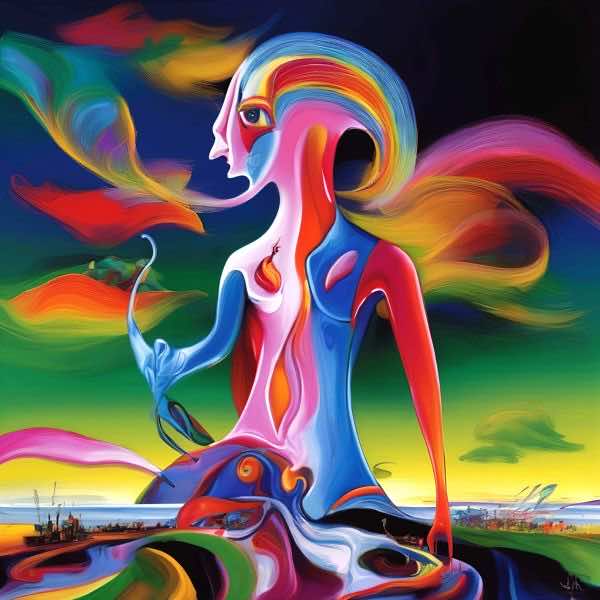 AIアートポスター 「キリコ的格子 (grid) なき超現実」 オリジナルアート作品 アートポスター アートプリント 壁掛けアート ウォールアート インテリア デジタルアート 現代アート