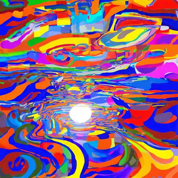 AIアートポスター カナブストラクド「Clint 的弓なき±超現実」 Kanabstracd オリジナルアート作品 アー..