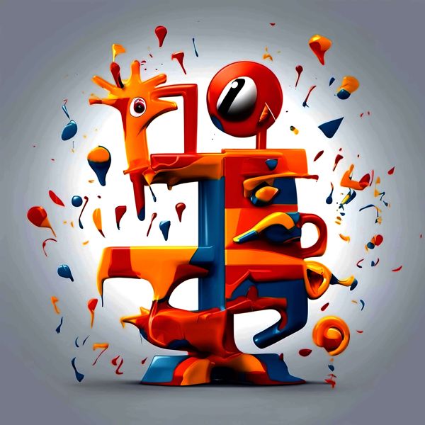 AIアートポスター 渓斎英泉に影響されないカナブストラクドと否認されたミロとによる … オリジナルアート作品 アートポスター アートプリント インテリア