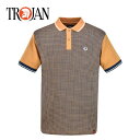 《返品・交換 不可》【SALE】Trojan トロージャン ポロシャツ Panel Polo SS TR8417