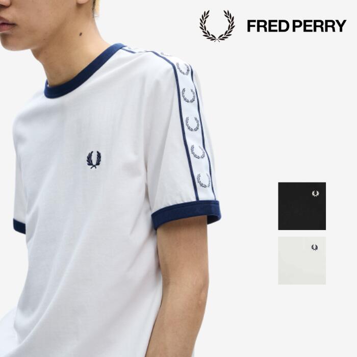 フレッドペリー Tシャツ メンズ 【新作商品 ポイント10倍 】フレッドペリー FRED PERRY Tシャツ メンズ レディース ユニセックス TAPED RINGER T-SHIRT M4620 英国ブランド イングランド BLACK ブラック SNOW WHITE ホワイト