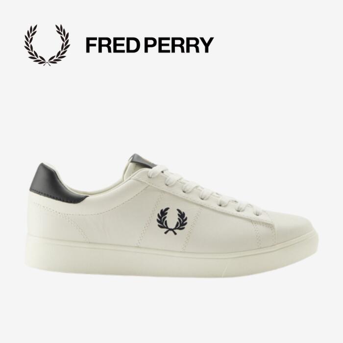 フレッドペリー レザースニーカー レディース 【 新作商品 ポイント10倍 】フレッドペリー FRED PERRY シューズ スニーカー メンズ レディース ユニセックス Spencer Leather B4334 英国ブランド イングランド PORCELAIN