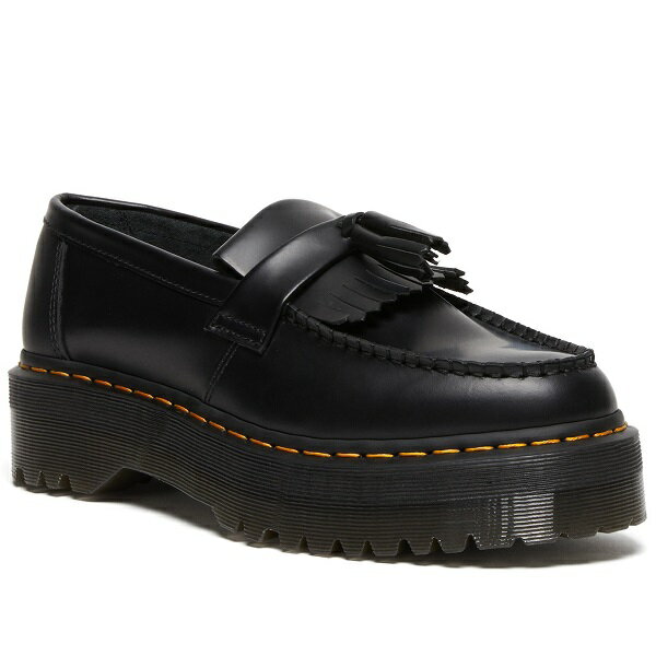 ドクターマーチン Dr.Martens タッセルローファー QUAD RETRO ADRIAN QUAD BLACK SMOOTH 27989001 ユニセックス 新作 スリッポン 厚底